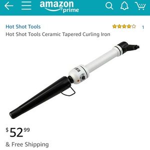Hot Shot Tools 1 1/4" curling iron. Like new.